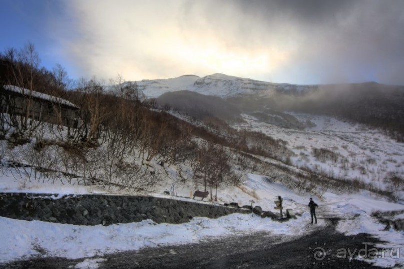 На Фудзи зимой