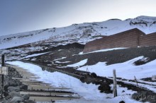 На Фудзи зимой