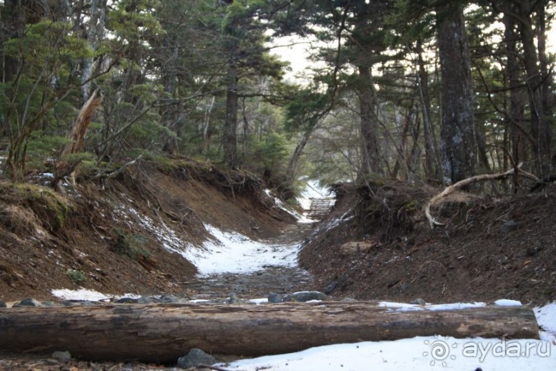 На Фудзи зимой