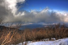 На Фудзи зимой