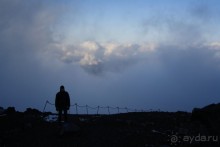 На Фудзи зимой