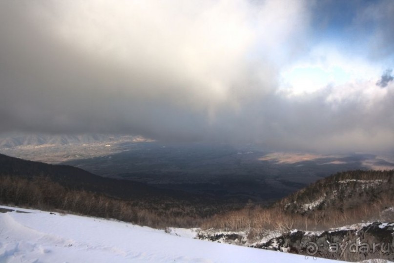 На Фудзи зимой