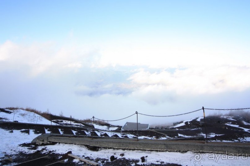 На Фудзи зимой