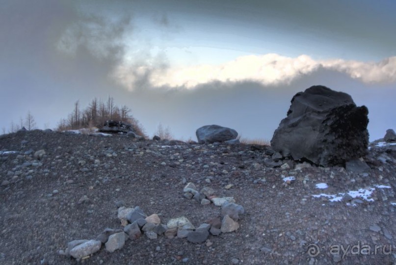 На Фудзи зимой