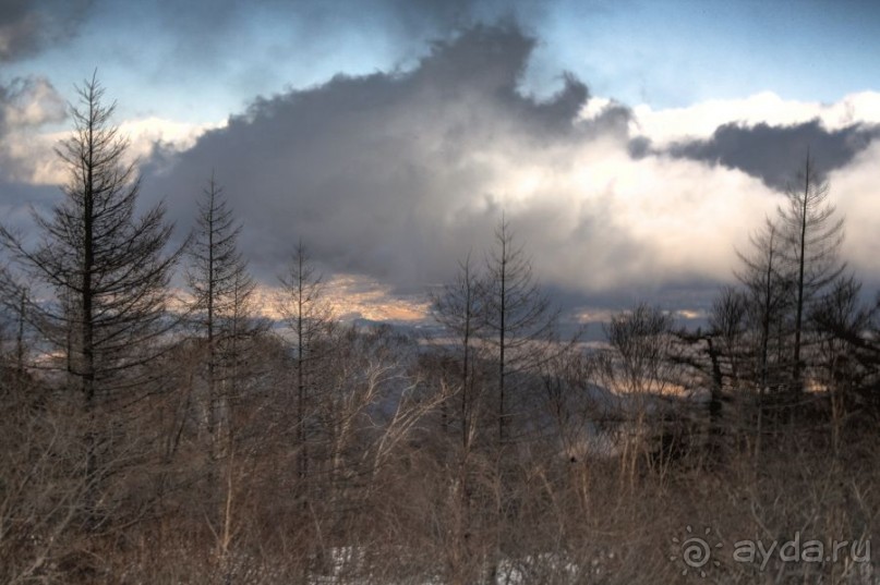 На Фудзи зимой