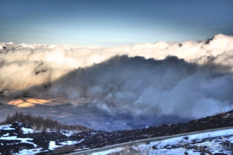 На Фудзи зимой