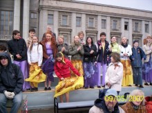 Парад Победы на площади Куйбышева в Самаре (самой большой площади в Европе).