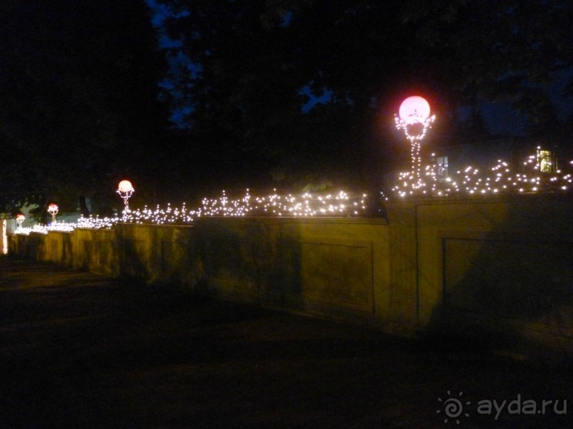 Ночной город Кисловодск и конечно нарзанная галерея