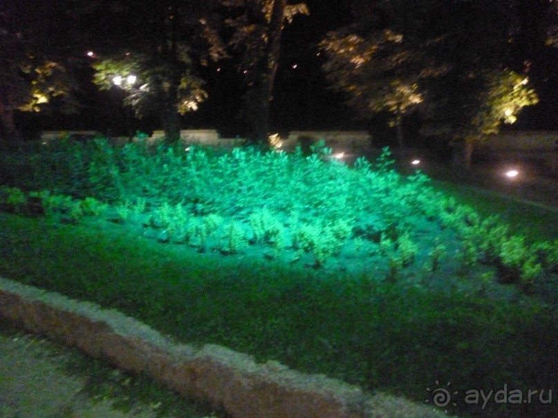 Ночной город Кисловодск и конечно нарзанная галерея