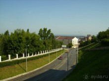 Вечерняя набережная Самары, виды старой части города