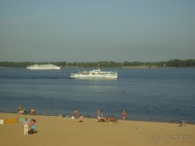 Вечерняя набережная Самары, виды старой части города