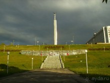 Вечерняя набережная Самары, виды старой части города