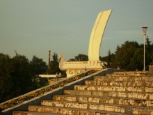 Вечерняя набережная Самары, виды старой части города