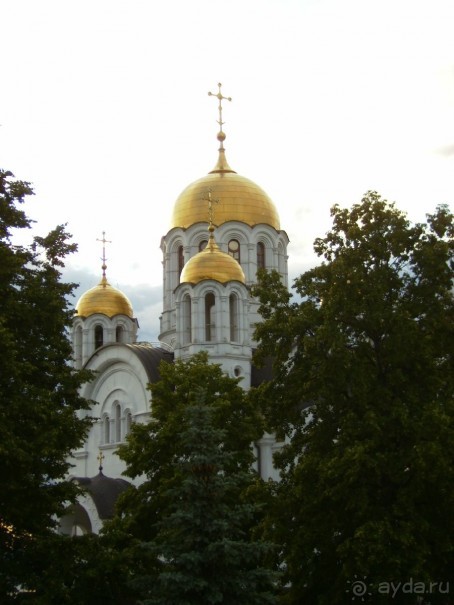 Вечерняя набережная Самары, виды старой части города