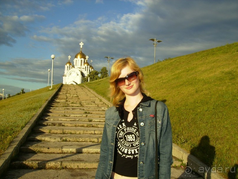 Вечерняя набережная Самары, виды старой части города