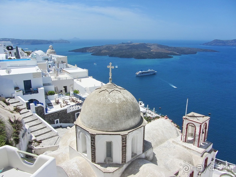 Санторинский кальдероскоп. Белое на голубом. Голубое на белом. Часть 2