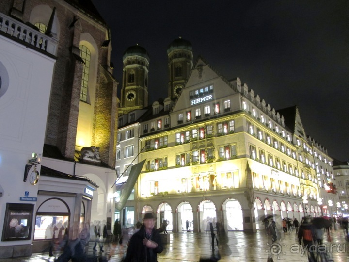 Дождливый вечер в Мюнхене - маленький фотоэтюд