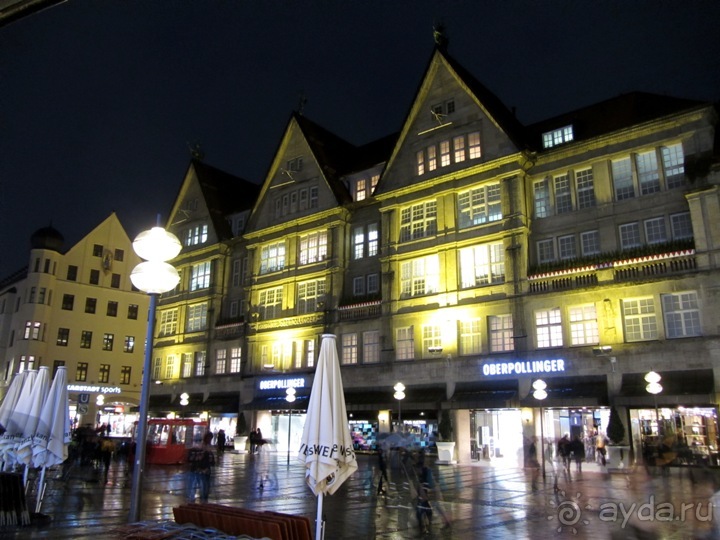 Дождливый вечер в Мюнхене - маленький фотоэтюд