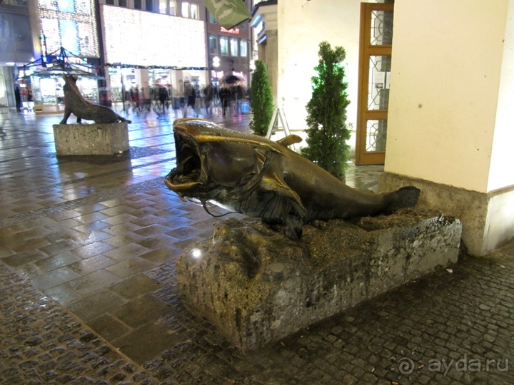 Дождливый вечер в Мюнхене - маленький фотоэтюд