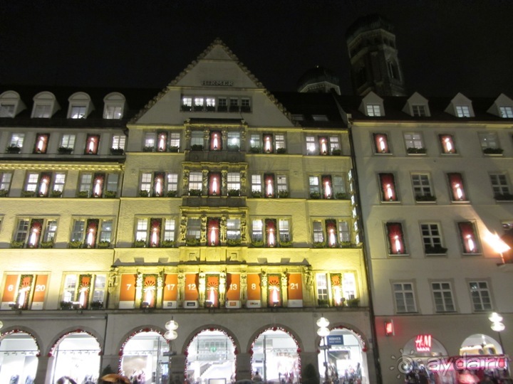 Дождливый вечер в Мюнхене - маленький фотоэтюд