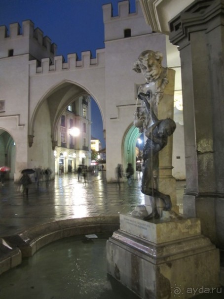 Дождливый вечер в Мюнхене - маленький фотоэтюд