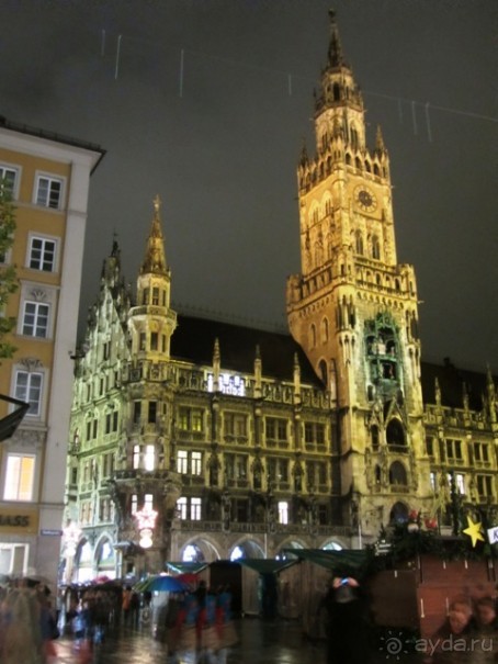 Дождливый вечер в Мюнхене - маленький фотоэтюд