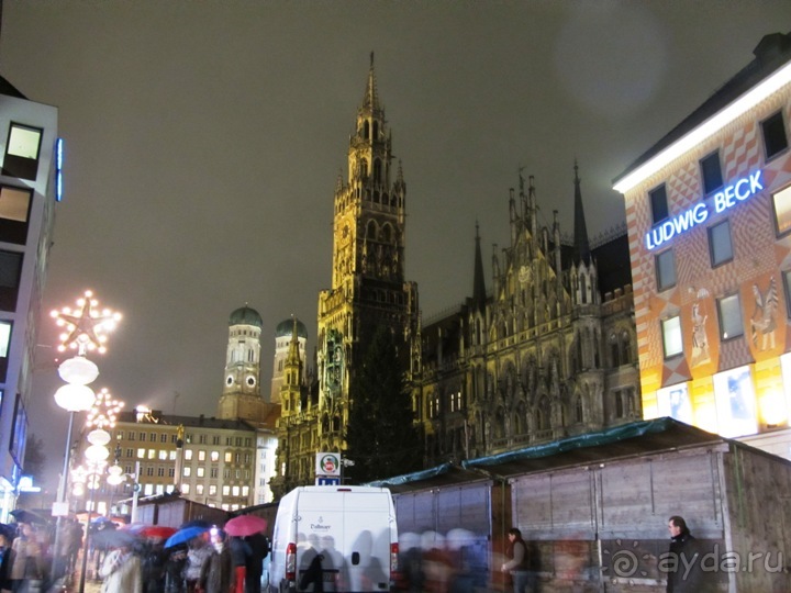 Дождливый вечер в Мюнхене - маленький фотоэтюд