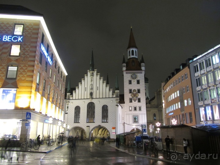 Дождливый вечер в Мюнхене - маленький фотоэтюд