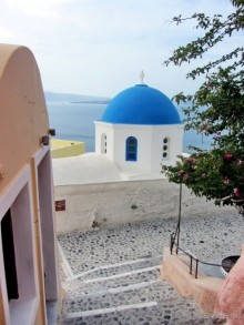 Санторинский кальдероскоп. Белое на голубом. Голубое на белом. Часть 9