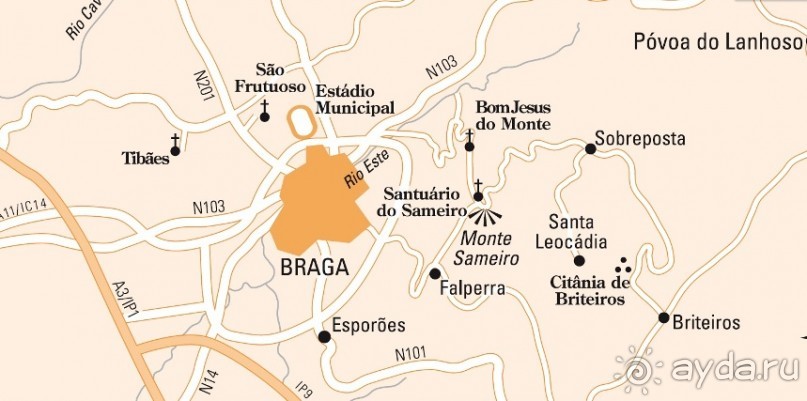 Порту и окрестности (Коимбра, Виана ду Каштело, Брага, Гимарайш, Вила ду Конде) Часть 3