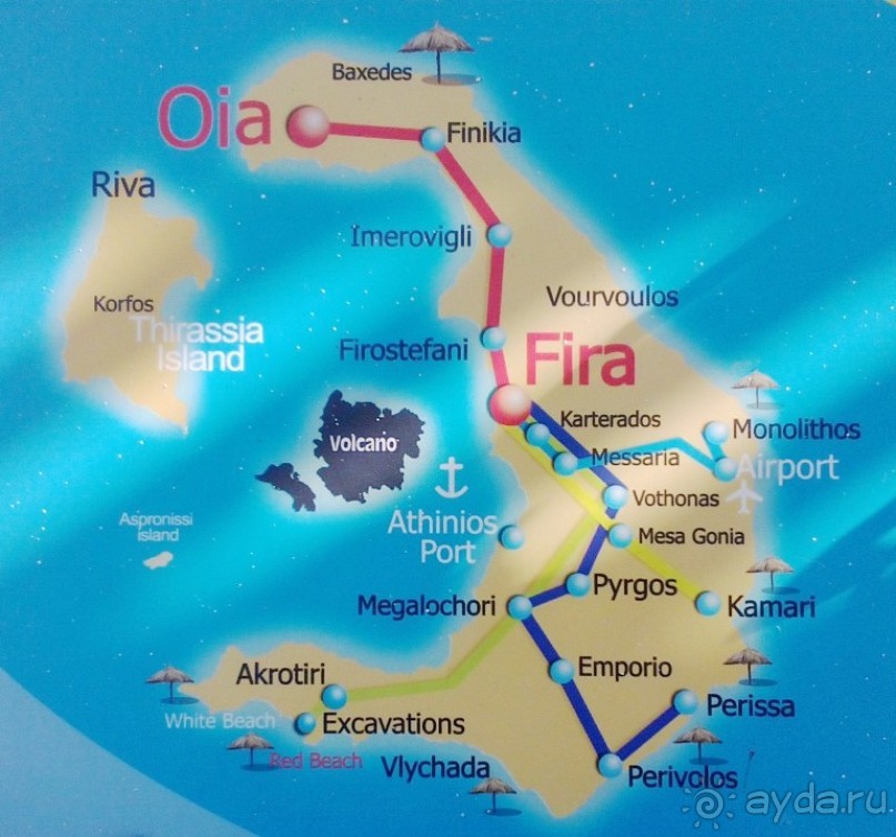 Санторинский кальдероскоп. Белое на голубом. Голубое на белом. Часть 1