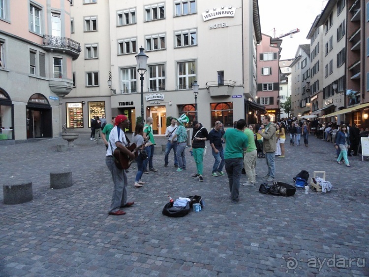 Прогулка по вечернему Цюриху