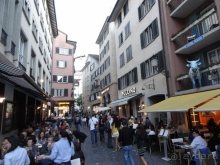 Прогулка по вечернему Цюриху