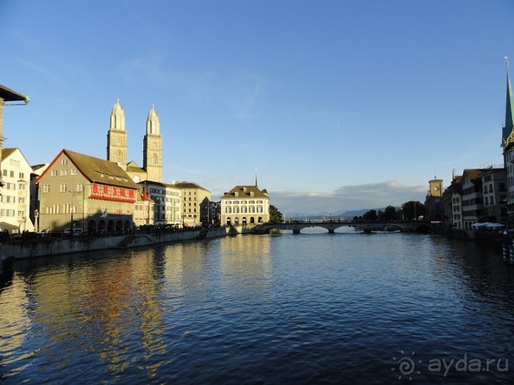 Прогулка по вечернему Цюриху