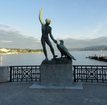 Прогулка по вечернему Цюриху