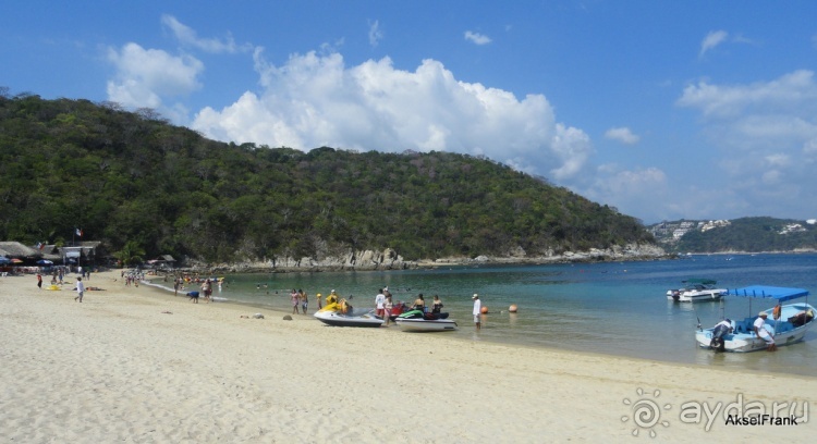 Мексика, на пляже в Huatulco