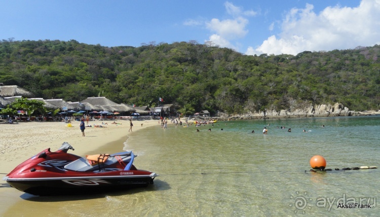 Мексика, на пляже в Huatulco