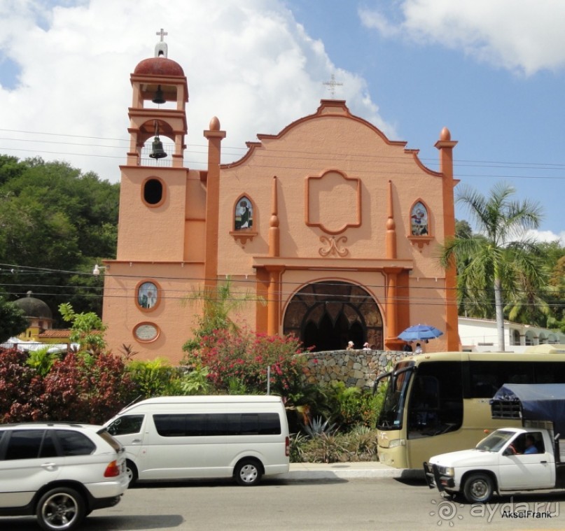 Мексика, на пляже в Huatulco