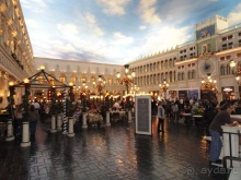 Альбом отзыва "Отель Venetian, Лас Вегас. В гондоле по второму этажу."