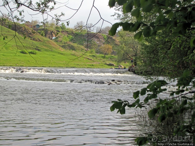 Южный Буг, водный поход, день2. Первый порог- первое купание