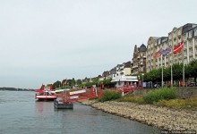 Набережная Рейна в Кенигсвинтере. Виды с реки