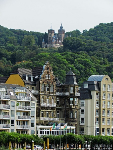 Набережная Рейна в Кенигсвинтере. Виды с реки