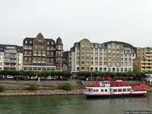 Набережная Рейна в Кенигсвинтере. Виды с реки