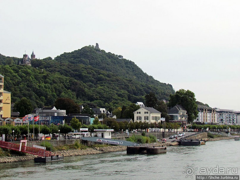 Набережная Рейна в Кенигсвинтере. Виды с реки