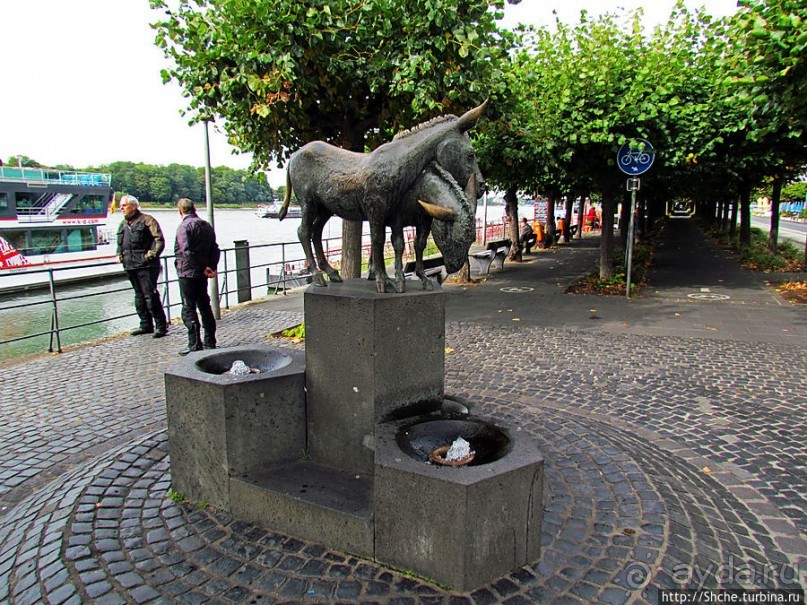 Набережная Рейна в Кенигсвинтере. Виды с реки