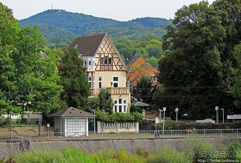 Набережная Рейна в Кенигсвинтере. Виды с реки