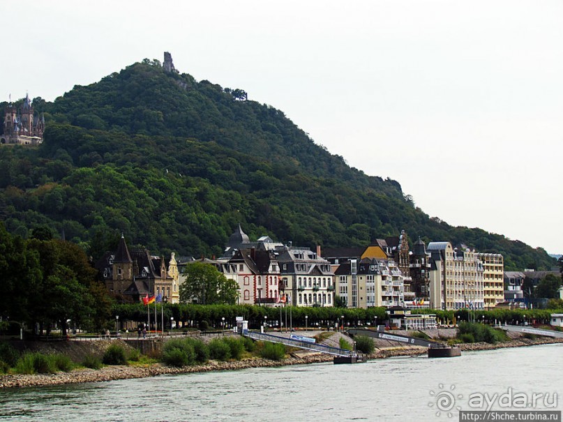 Набережная Рейна в Кенигсвинтере. Виды с реки