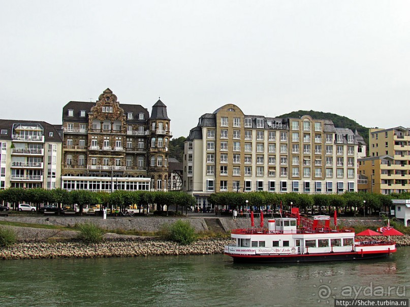 Набережная Рейна в Кенигсвинтере. Виды с реки