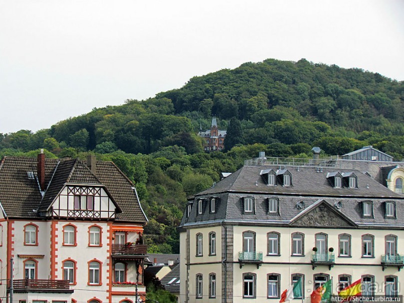 Набережная Рейна в Кенигсвинтере. Виды с реки