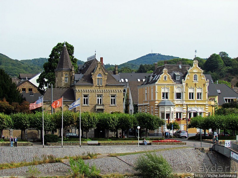 Набережная Рейна в Кенигсвинтере. Виды с реки